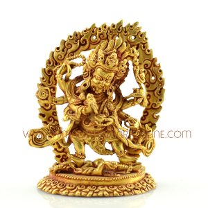 3.5” Black Mahankala Statue