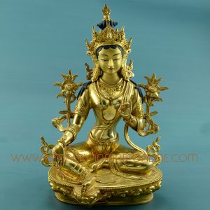 12.5" Green Tara Statue
