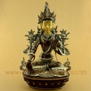 12.75" White Tara Statue