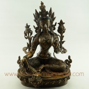 12" Green Tara/Dolma Statue