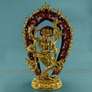 15.25" Simha Mukhi Jogini Dakini Statue