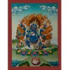 Black Mahakala Thangka Painting