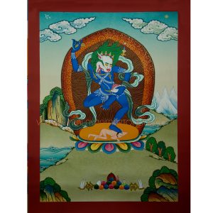 Simhamukha Jogini Thangka Painting