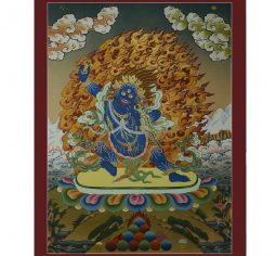 24.5″x18.5″ Vajrapani Thangka