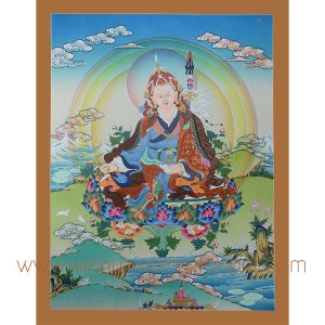26.25" x 20.25" Guru Padmasambhava Thangka