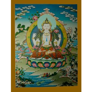 Chenrezig Avalokiteshvara Thangka Painting