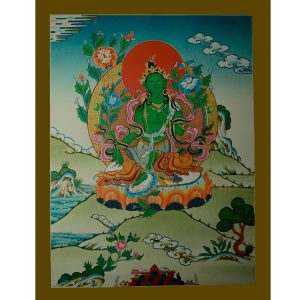 Green Tara Religious Painting