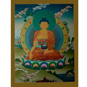 Sakyamuni Buddha Thangka Painting