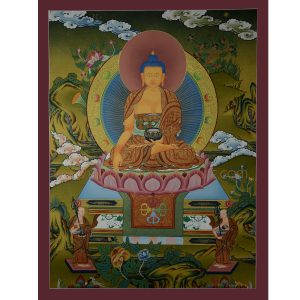 29”x22.5”  Shakyamuni Buddha Thangka Painting