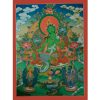 Green Tara Thangka