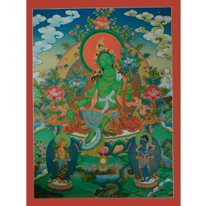 Green Tara Thangka