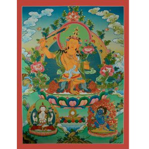 Manjushri Religious Thangka