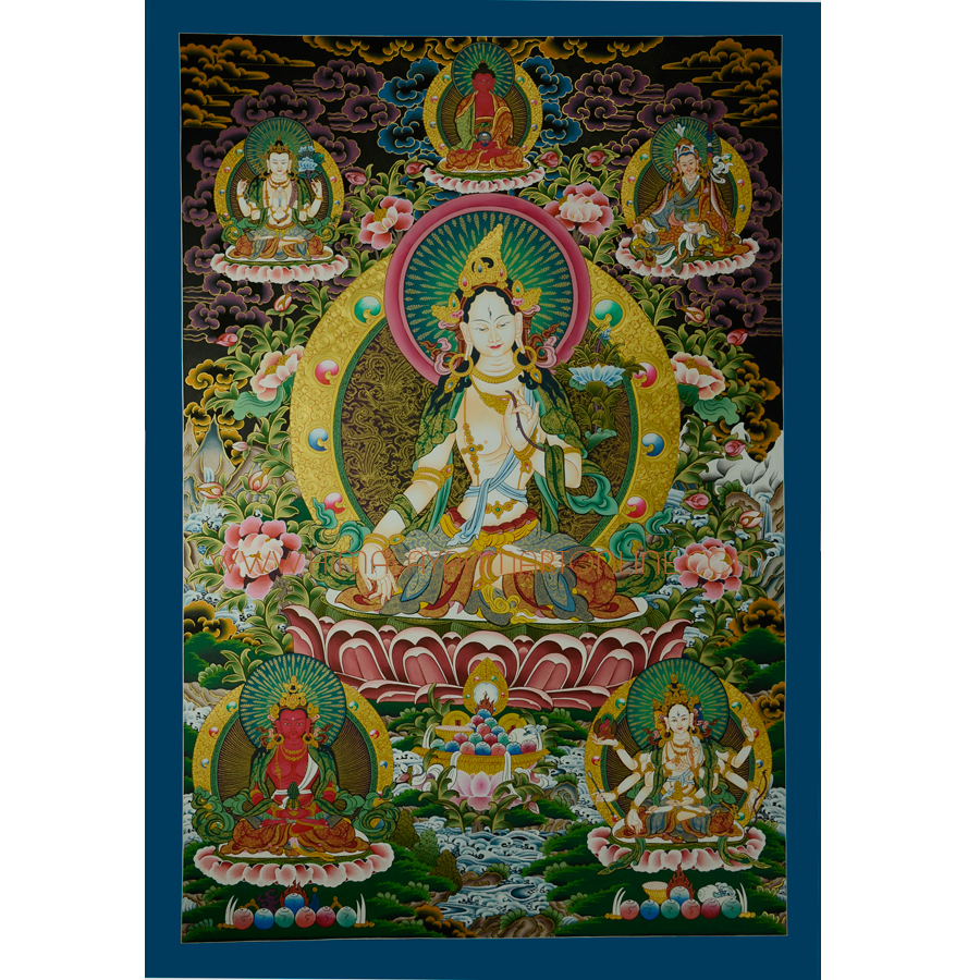 White Tara Ritual Thanka