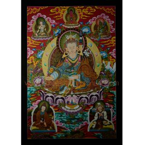 32.5"x22.5" Guru Padmasambhava Thangka Painting