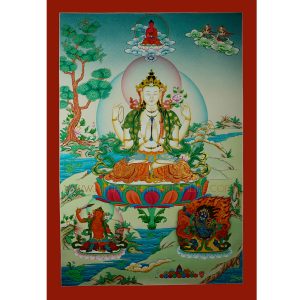 Chenrezig Avalokiteshvara Scroll Painting