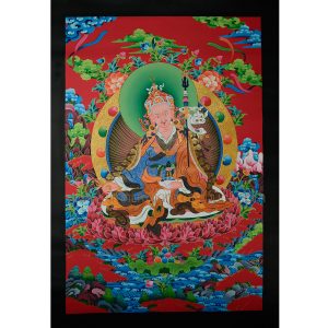 34"x 24.25" Guru Rinpoche Thangka