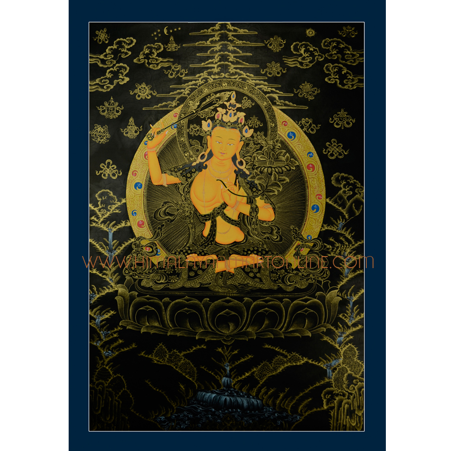 Manjushri Scroll Thangka Painting