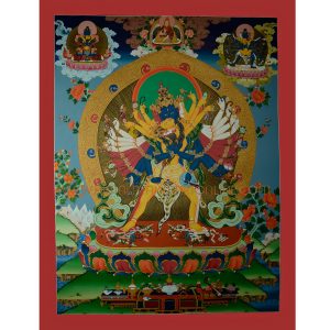 35"x27" Chakrasamvara Thangka Painting
