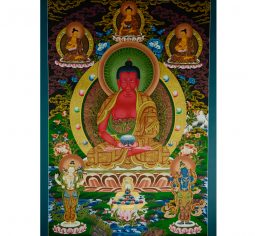 41.75″ x 29.5″ Buddha Amitabha Religious Painting