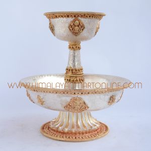 6.5" Gold & Silver Plated Serkyem Set