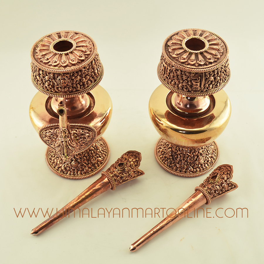 Copper Bhumpa Ritual Vase