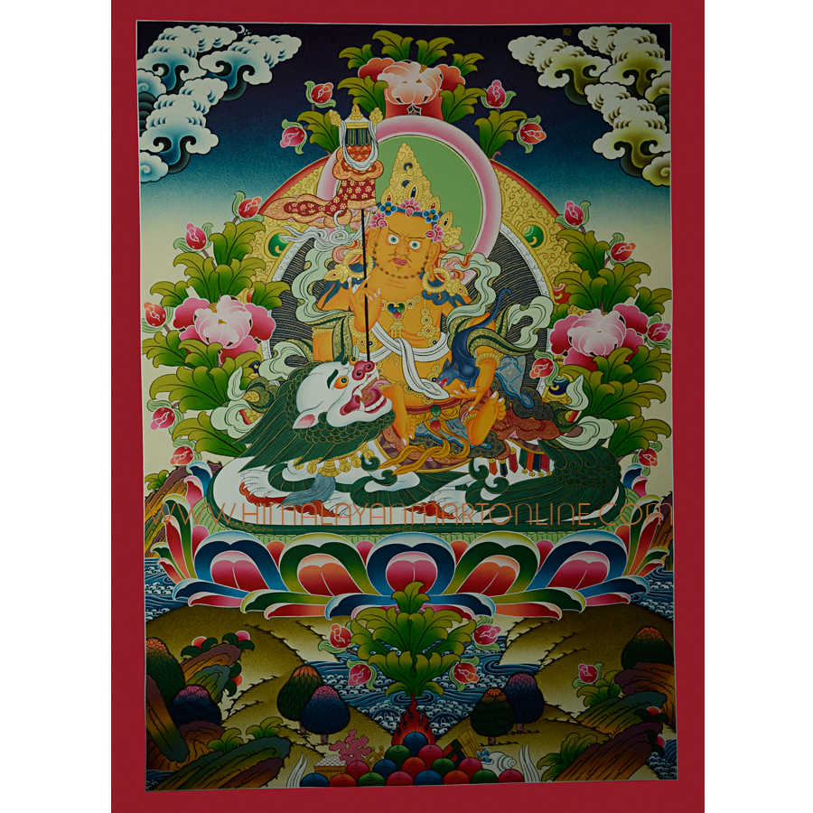Vaishravana Thangka Scroll Painting