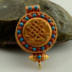 The Eternal Knot Silver Ghau Pendant