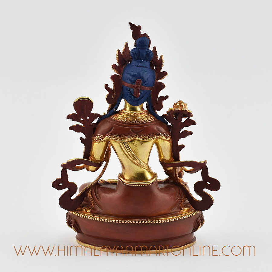 White Tara Copper Statue
