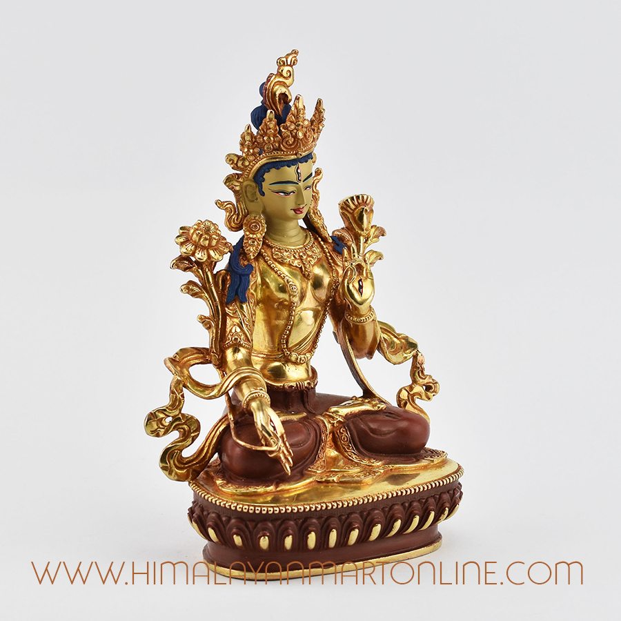 White Tara Copper Statue