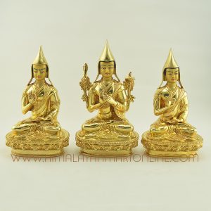 9.5" Guru Tsongkhapa Statues Set