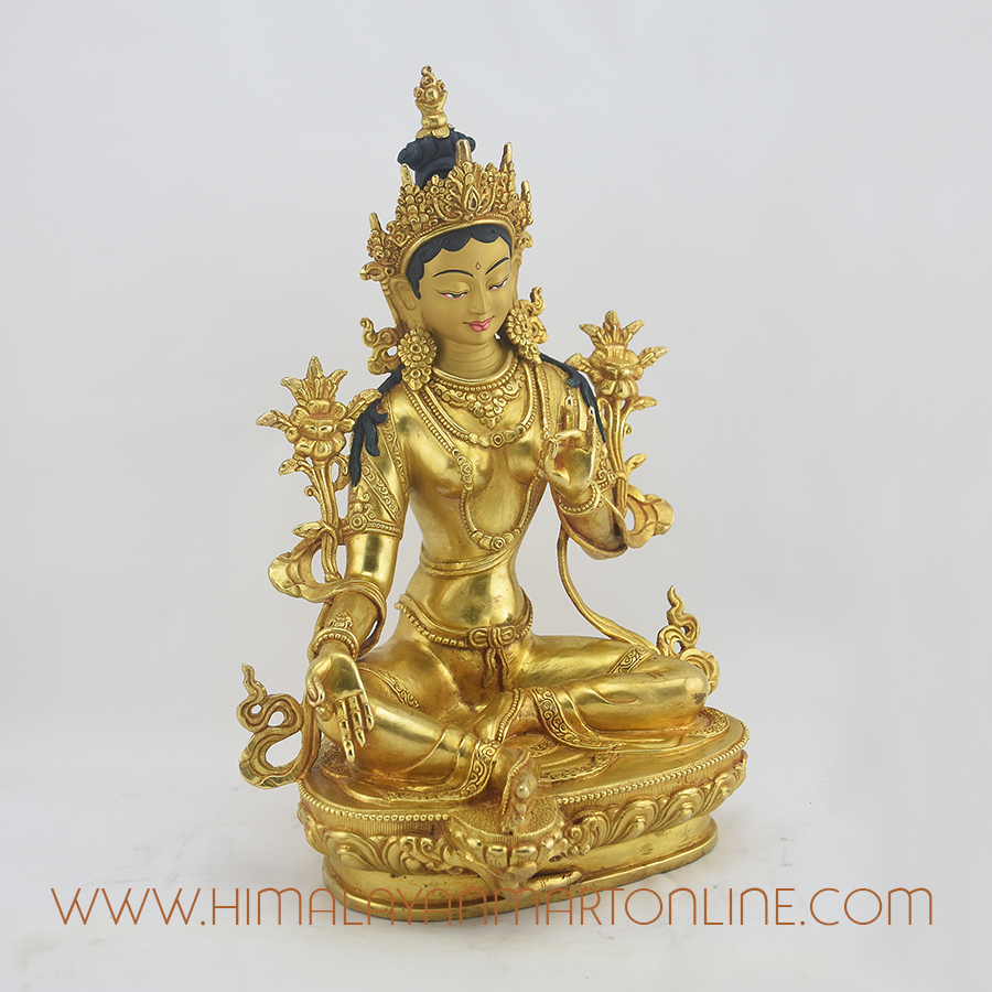Green Tara / Dholma Statue