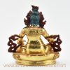 Yellow Jambhala Copper Statue
