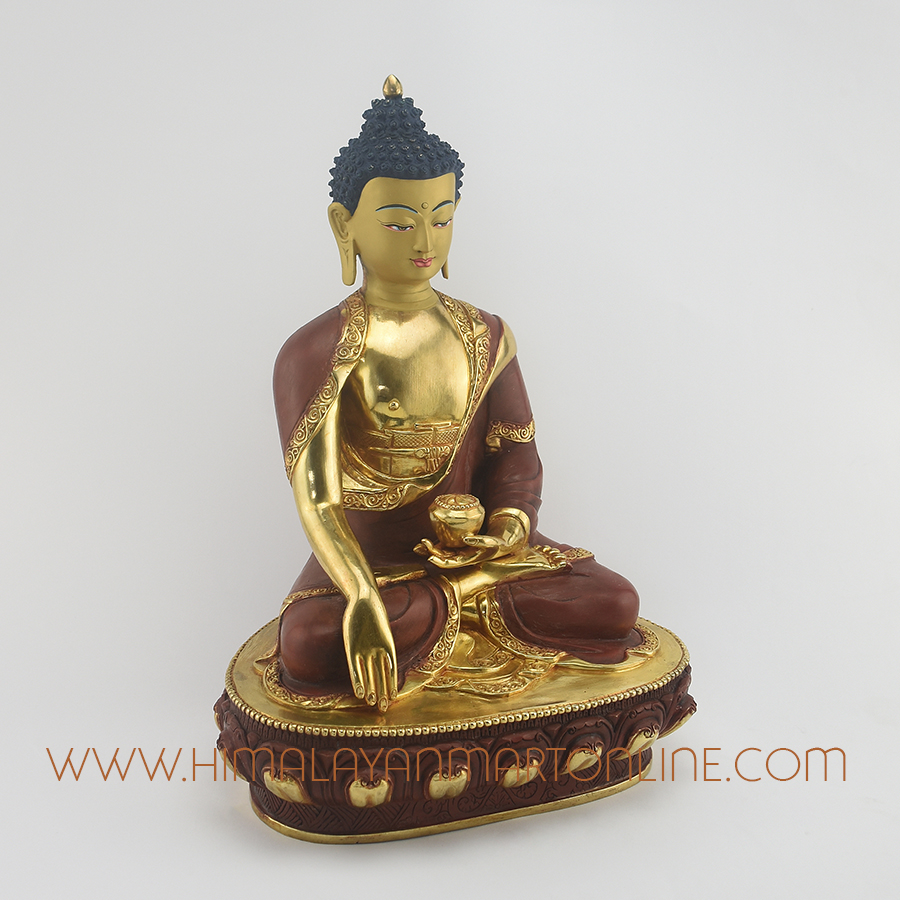 Buddha Shakyamuni Copper Statue