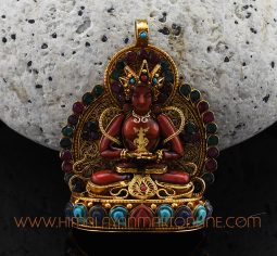 Aparmita Silver Ghau Pendant