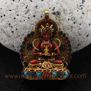 Aparmita Silver Ghau Pendant