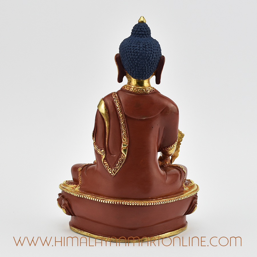 Medicine Buddha Copper Statue