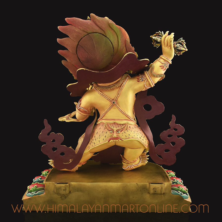 Hand Painted Vajrapani Statue