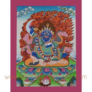 Bernagchen Mahakala Thangka Painting