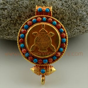 The Treasure Vase Silver Ghau Pendant