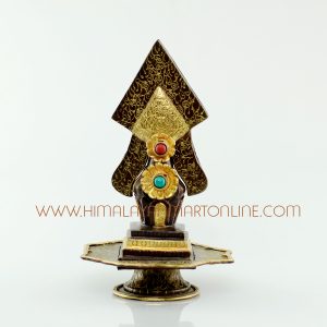 7.75” Oxidized Copper Torma
