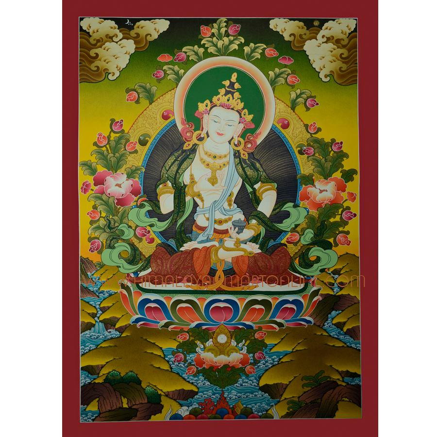 Bajrasattva Thangka Painting