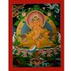 Yellow Jambhala Scroll Painting