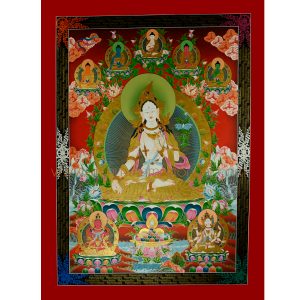 White Tara Ritual Thangka