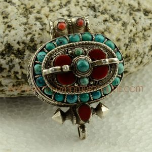 Dorje Silver Ghau Ritual Pendant