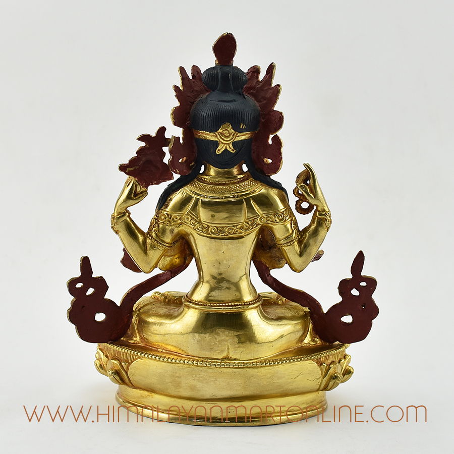 Chenrezig Four Armed Avalokiteshvara Statue