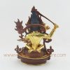 Hand Carved Gold Gilded Manjushri Shakti Copper Statue