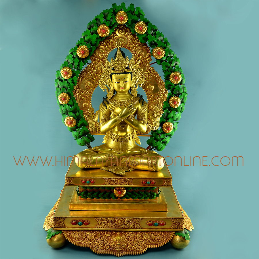 Vajradhara on Throne Statue