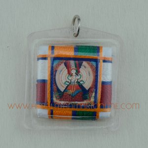 Auspicious Tibetan Dukkar Sitatapatra Sungkhor Protection Butti Amulet