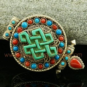 The Eternal Knot Silver Ghau Pendant