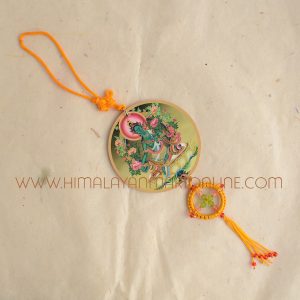 Auspicious Tibetan Green Tara Dolma Protection Door / Car Hanging
